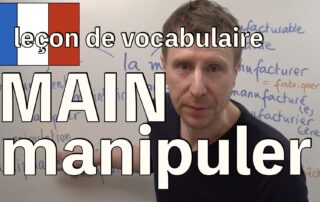 vocabulaire - main