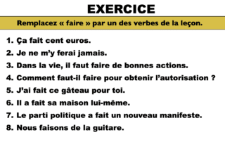 exercice vocabulaire