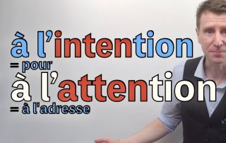 attention intention différence