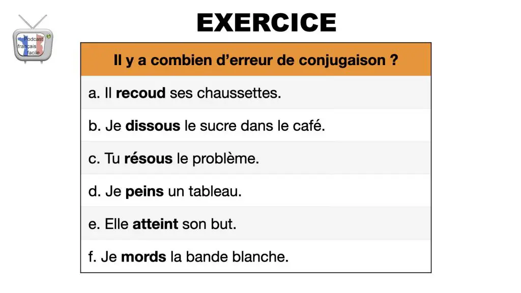 conjugaison resoudre perdre