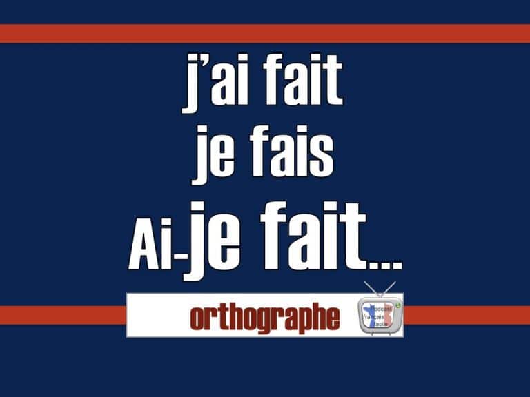Orthographe en français