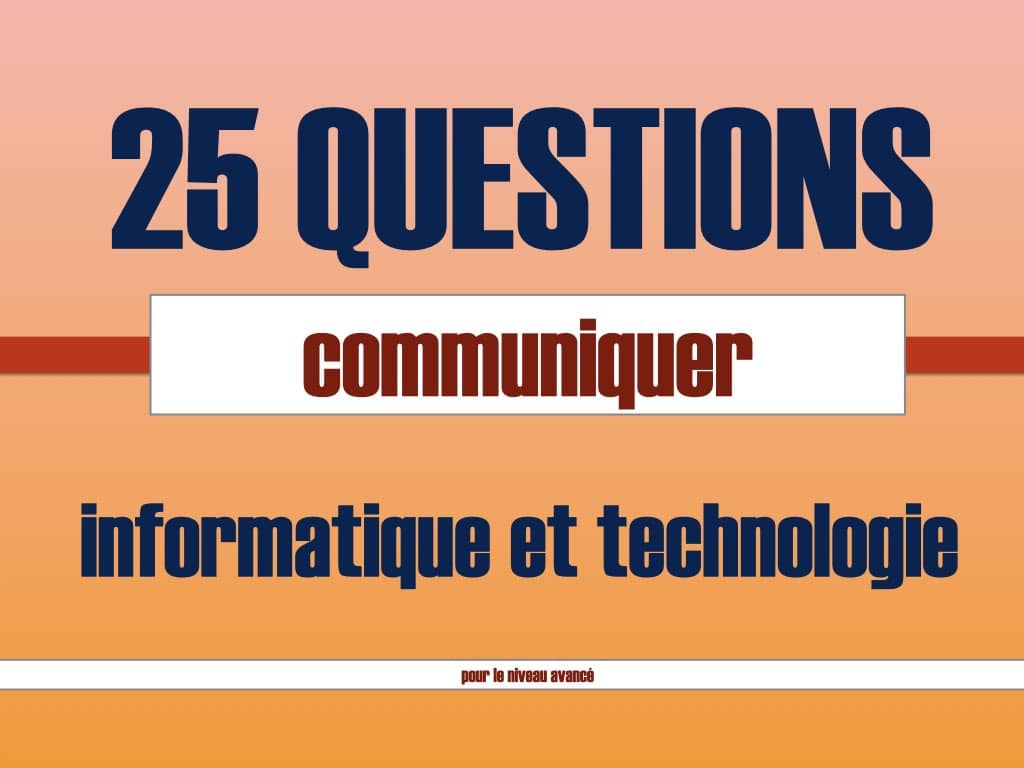 communication FLE informatique