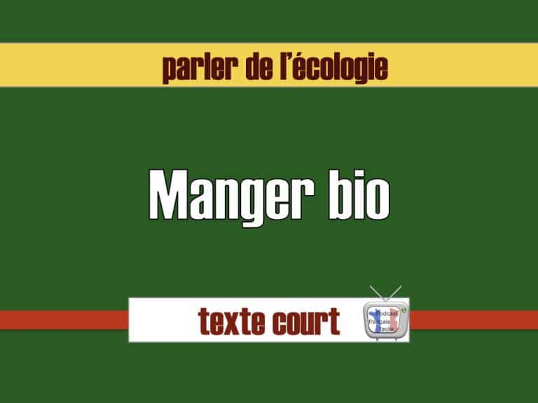 parler d'écologie texte fle pdf