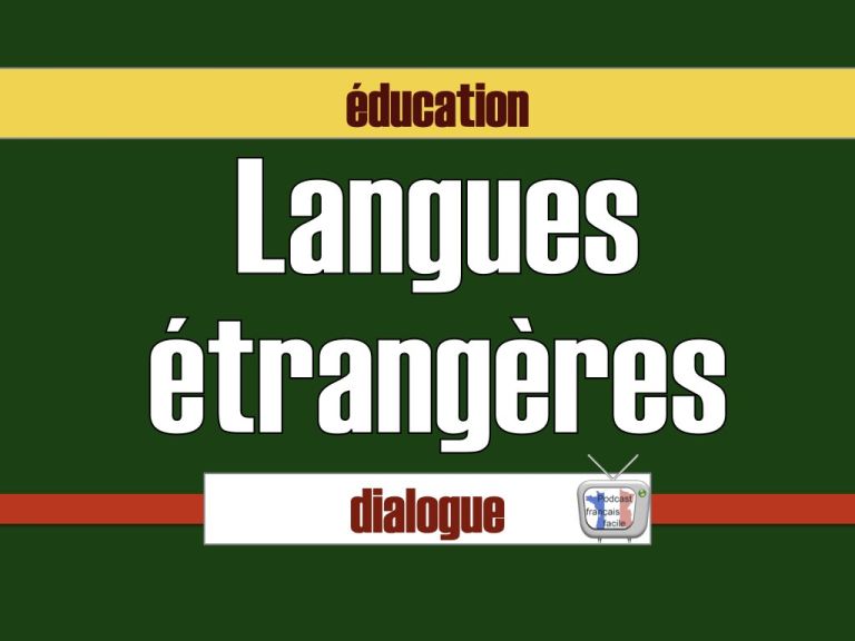 langues étrangères