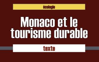 Monaco tourisme durable