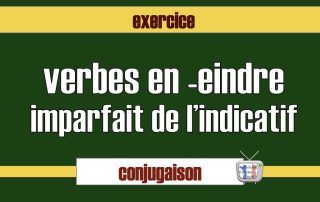 exercice verbe peindre imparfait