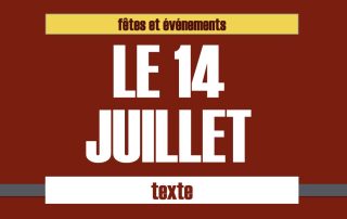 14 juilet texte fle