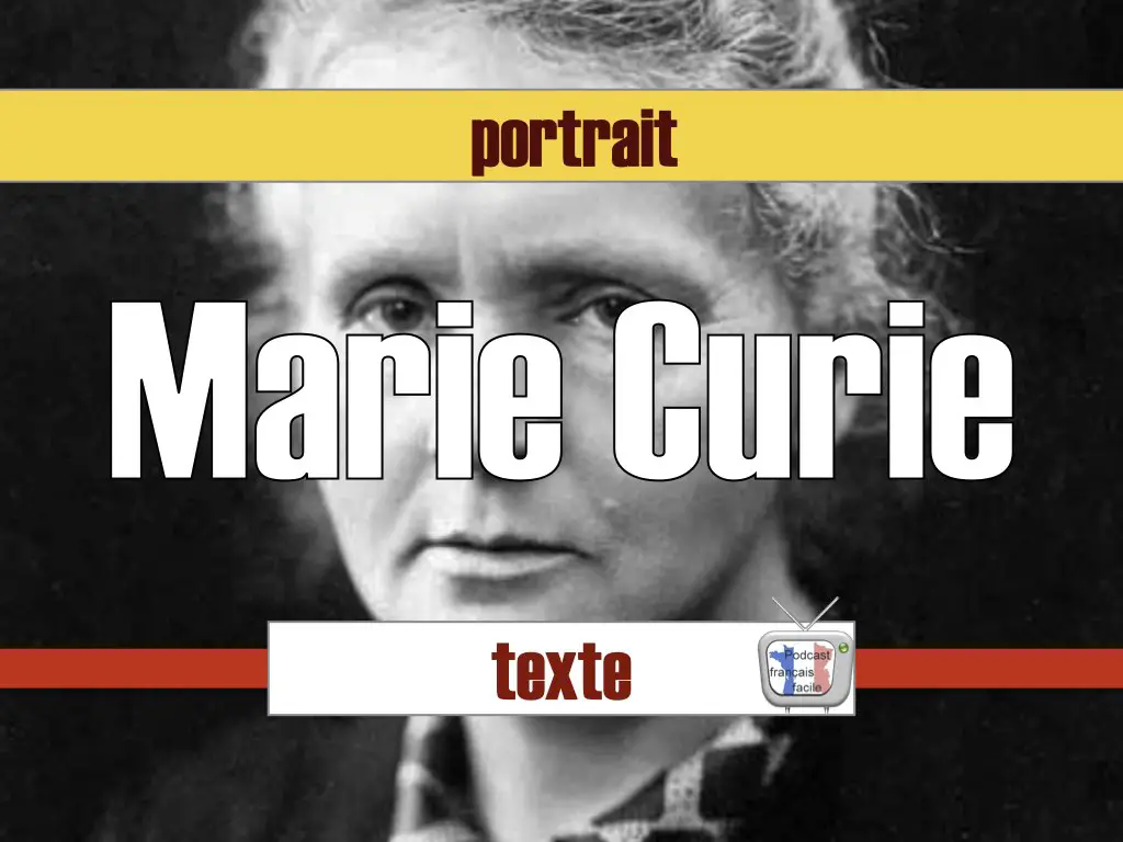 marie curie portrait