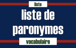liste de paronymes pdf