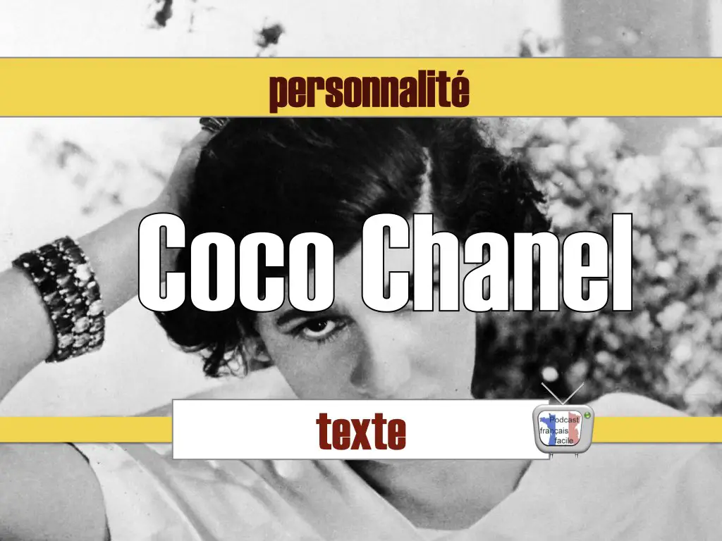 Coco Chanel texte FLE