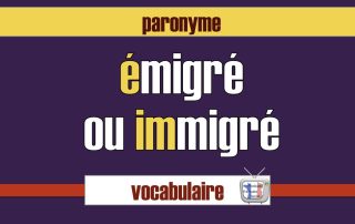 émigré ou immigré