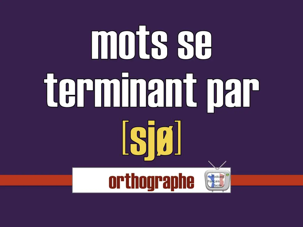 Mots finissant par tieux