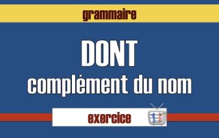 dont complément du nom