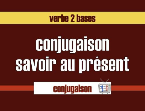 Savoir au présent de l’indicatif