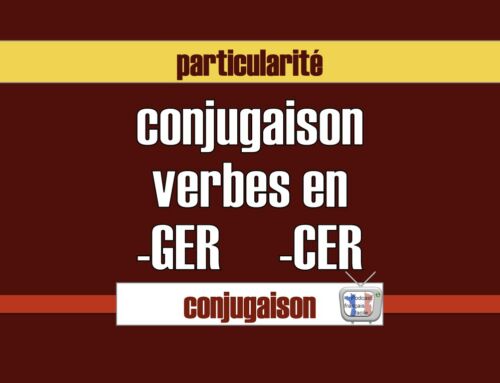 Verbes en -ger et -cer