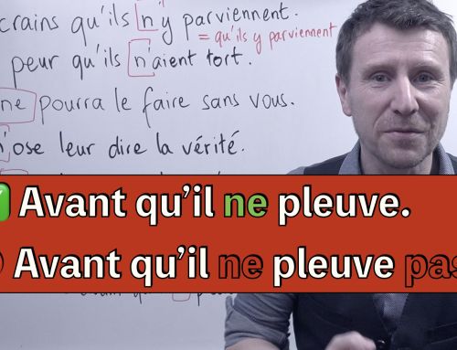 Ne employé seul – exercice – transcription
