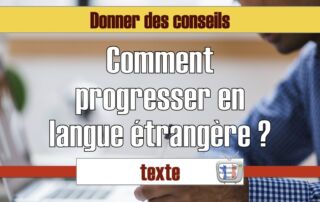 comment progresser en langue étrangère