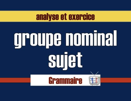 Le sujet de la phrase
