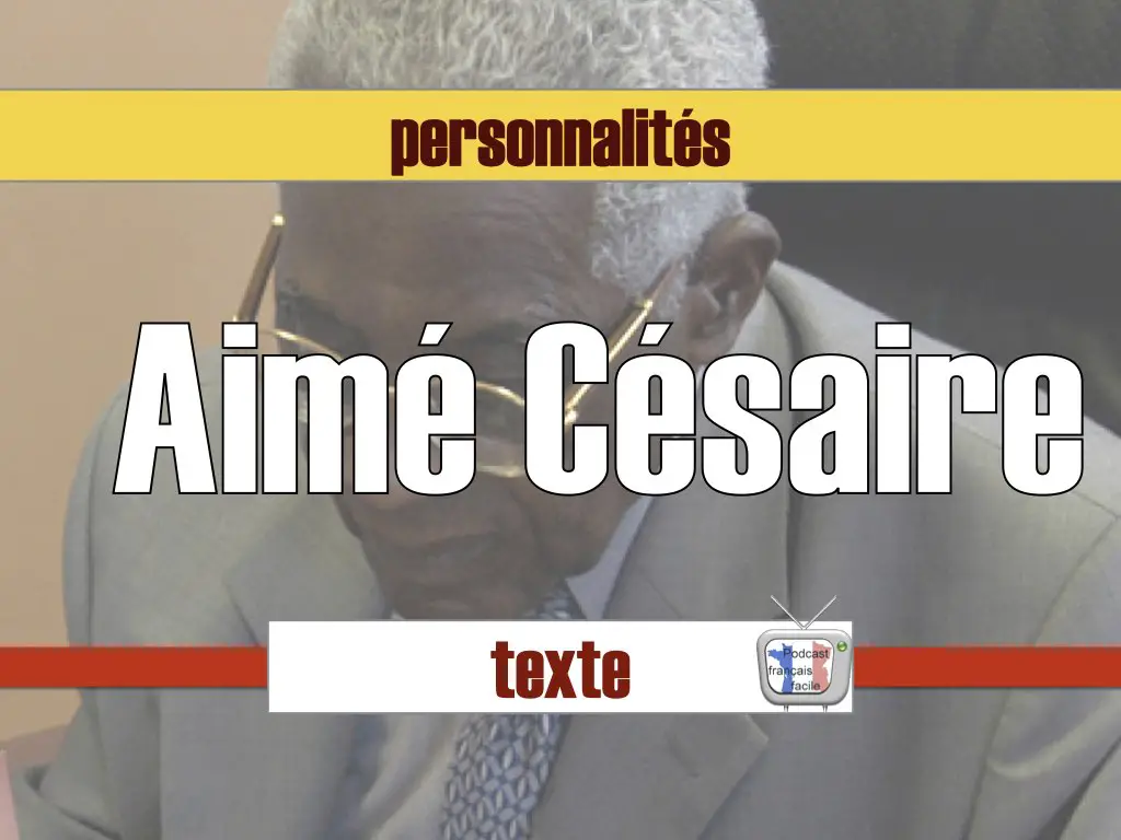 Aimé Césaire texte FLE