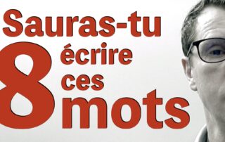 mots difficiles à écrire français