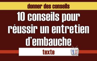 conseils entretien embauche