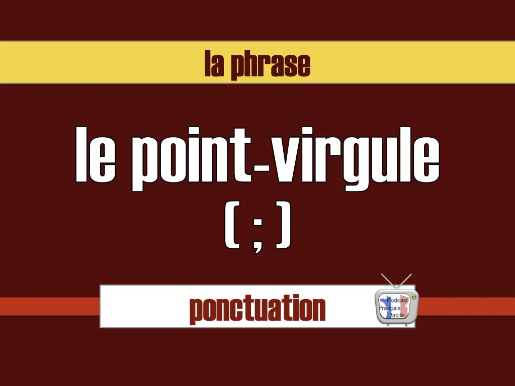 point virgule