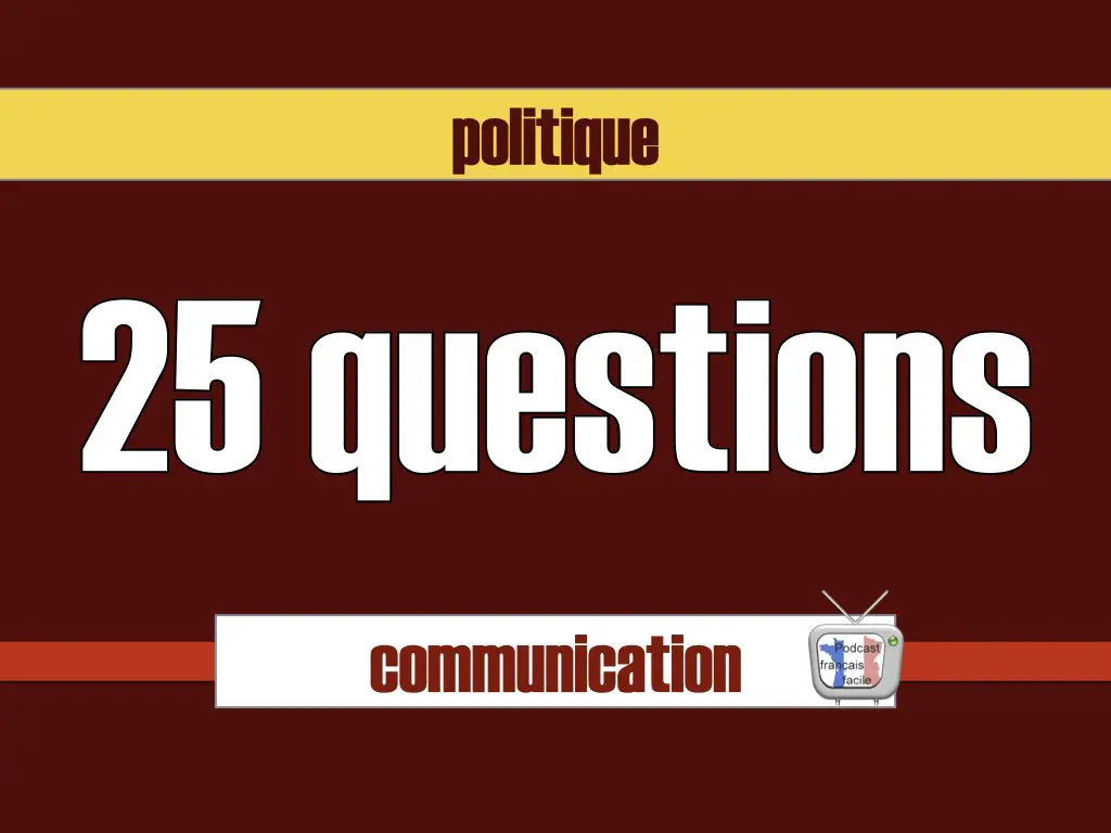 questions politique francaise