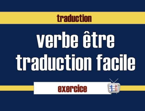 Verbe être – traduction facile