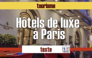 hotels de luxe Paris