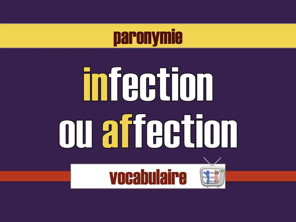 infection affection différence