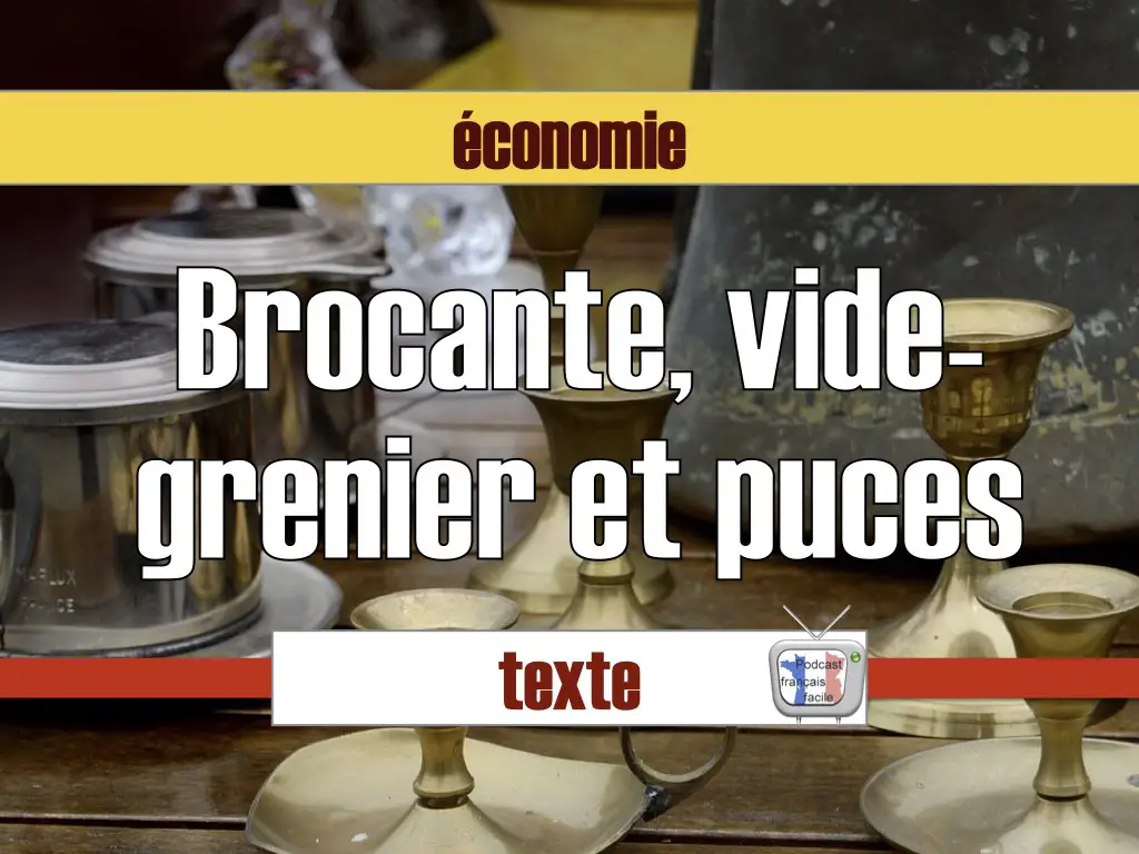 brocante texte FLE