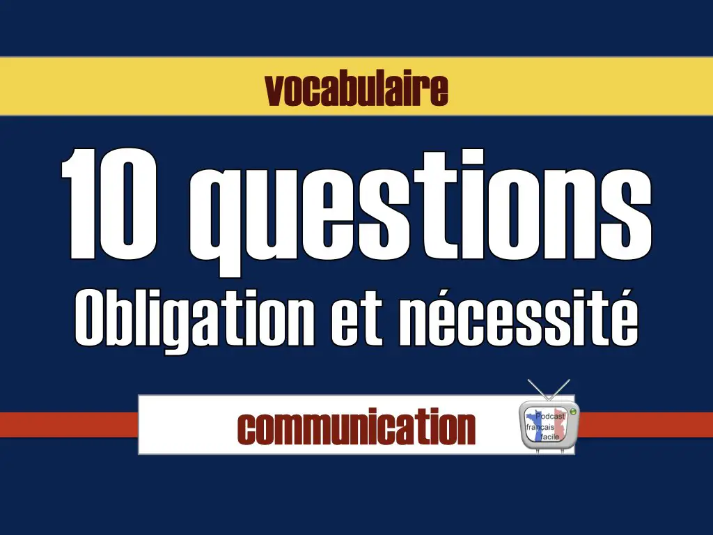 obligation et nécessité