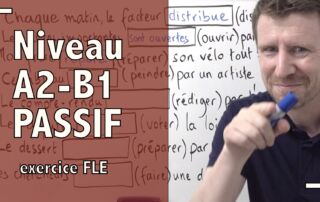 exercice de grammaire passif FLE