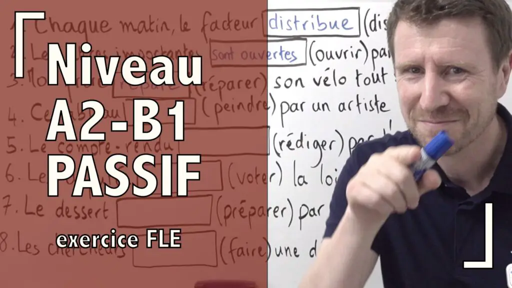 exercice de grammaire passif FLE