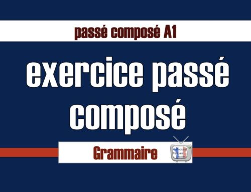 Exercice passé composé