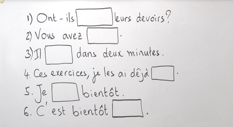 fini ou finis, comment savoir