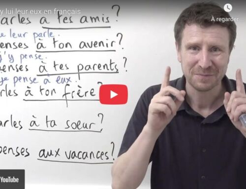 Penser à et parler à - exercice avec pronoms