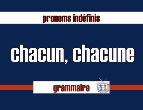 chacun, chacune leçon